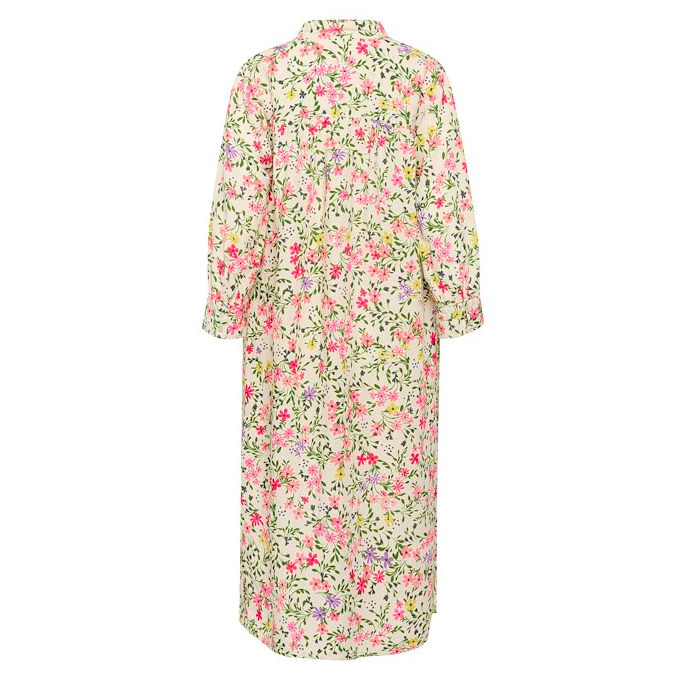 Part Two Clothing Eloisa Linen Dress in Multi Flower Print 30308496-302796 rear