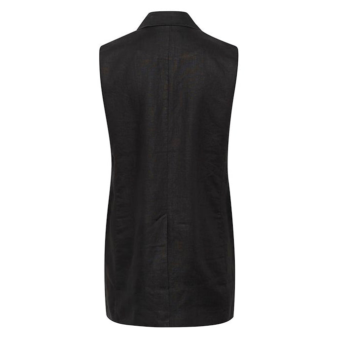 Part Two Clothing Enyo Waistcoat Black 30308505-194008 rear