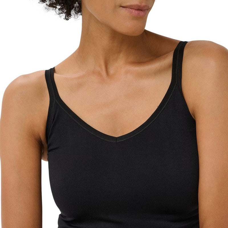 Part Two Clothing Hydda Vest Top in Black on model close-up