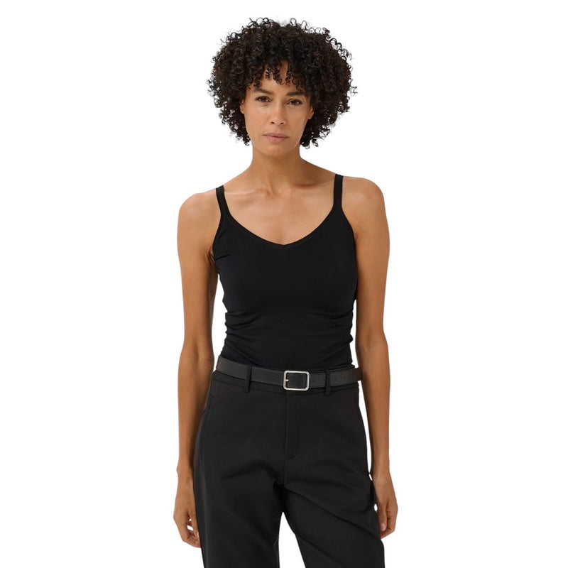 Part Two Clothing Hydda Vest Top in Black on model front