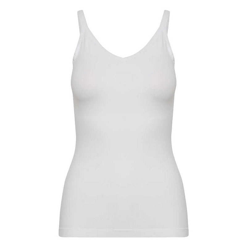 Part Two Clothing Hydda Vest Top in Bright White 30307365-110601 front