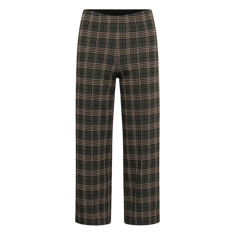 Part Two Clothing Ilisan Trousers in Grey Big Check 30305656-305363 front