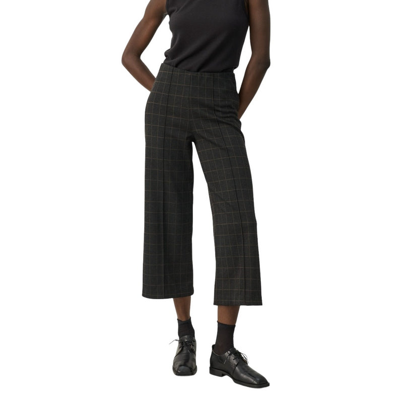 Part Two Clothing Ilisan Trousers in Grey Check 30305656-303193 on model front close-up