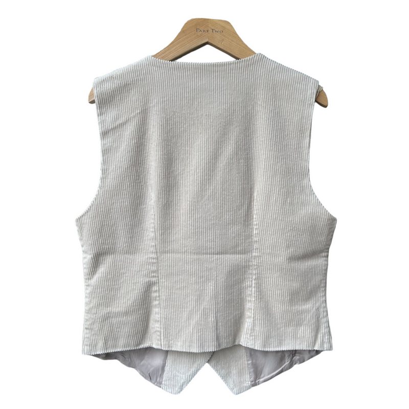 Part Two Clothing Linka Waistcoat French Oak 30308909-130400 rear