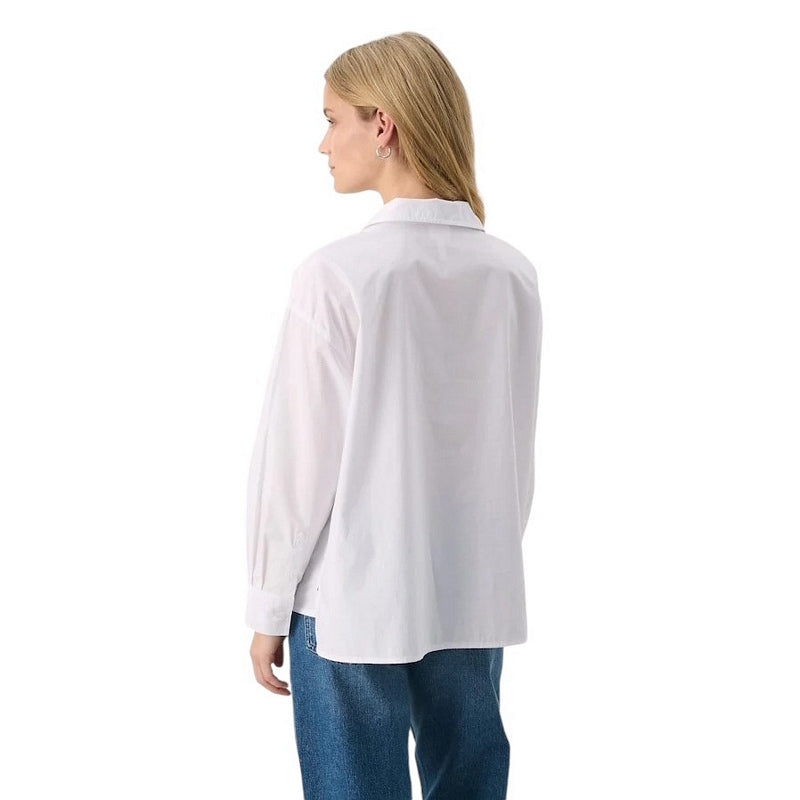 Part Two Clothing Lynne Cotton Shirt Bright White on model rear