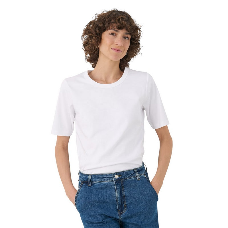 Part Two Clothing Ratana Cotton T-Shirt Bright White 30309870-110601 on model front