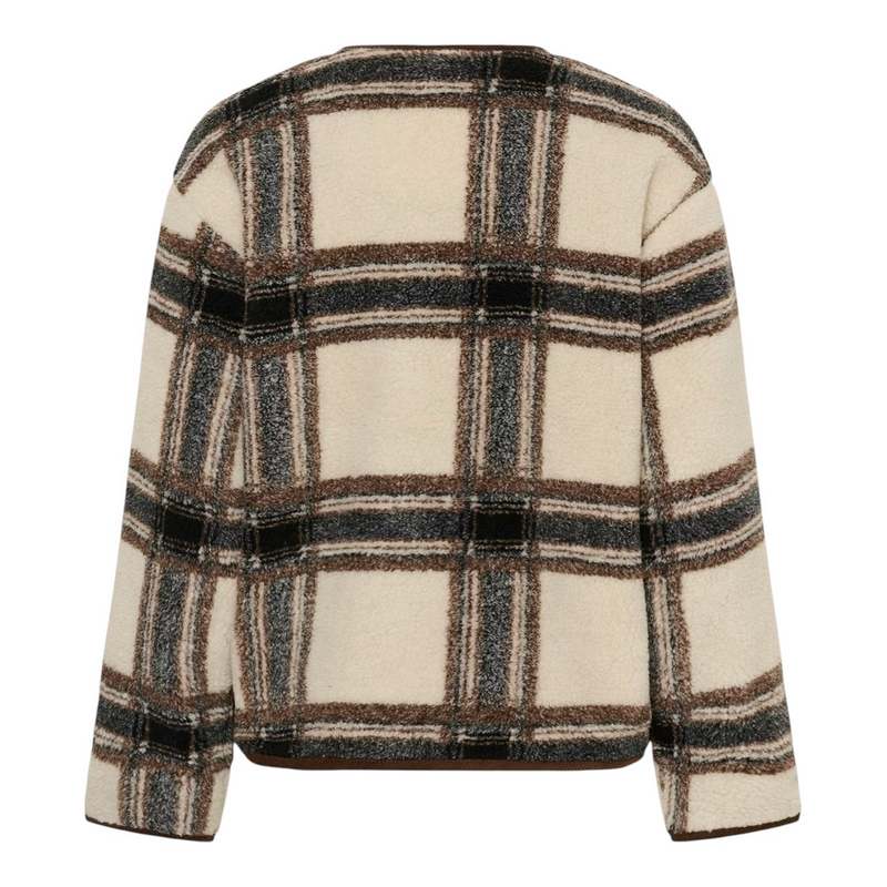 Part Two Clothing Ysabell Jacket Brown Check rear