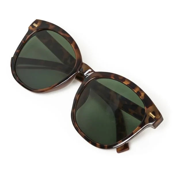 Part Two Narian Sunglasses Tortoiseshell folded