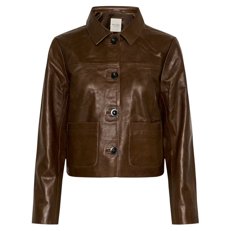 Part Two Nemas Leather Jacket Carafe 30310373-191116 front