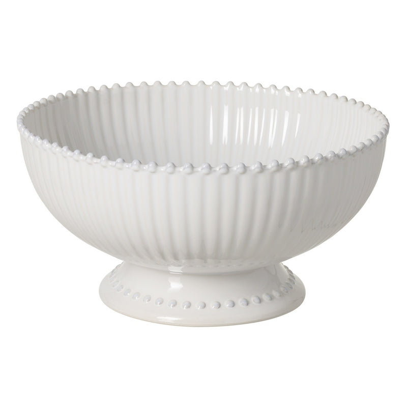 Pearl White Ceramic Centrepiece Serving Bowl 306042M main