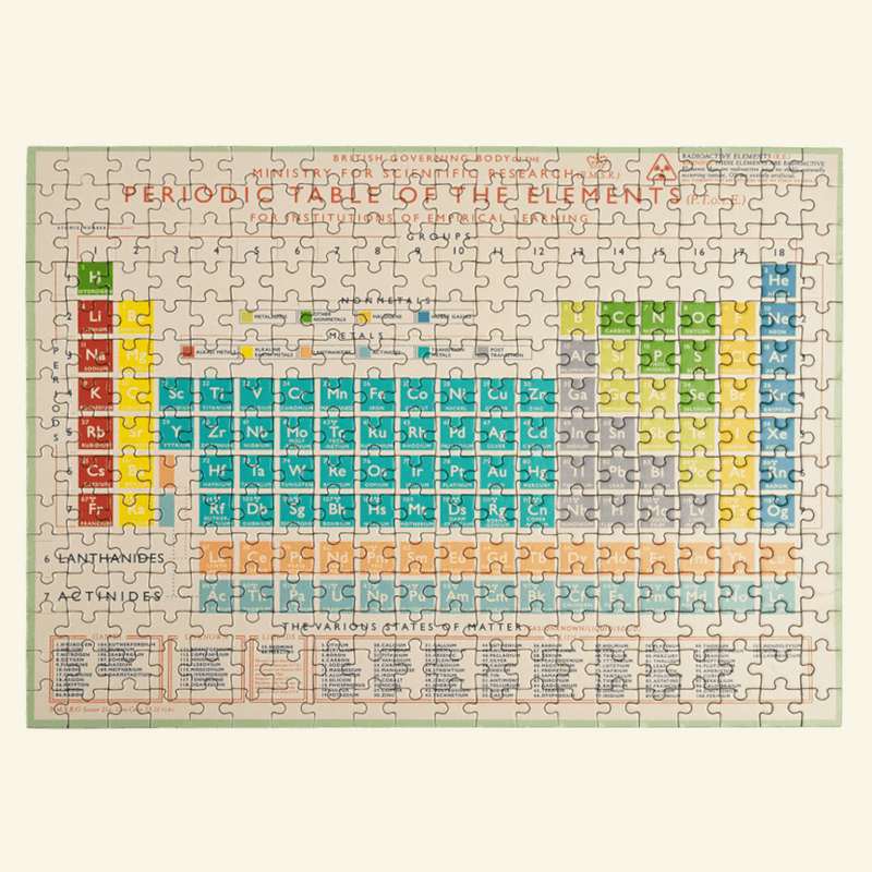 Periodic Table 300 Piece Jigsaw Puzzle