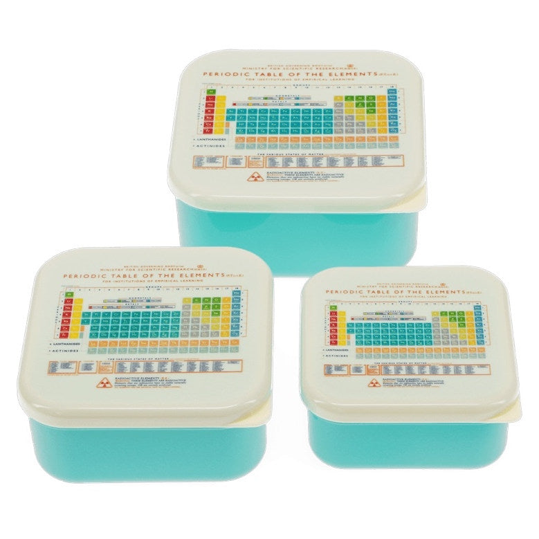 Periodic Table Snack Boxes Set 30713 set of 3