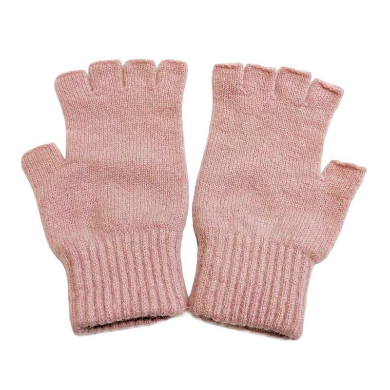 Old School Beauly Knitwear Highlander Fingerless Gloves Calluna