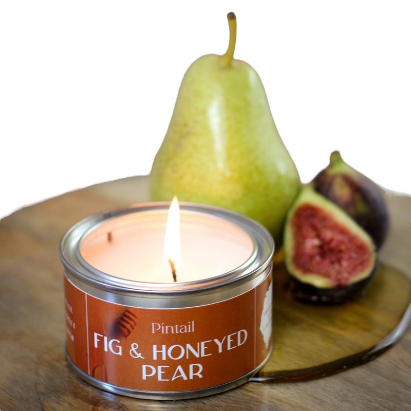 Pintail Candle Fig and Honeyed Pear Paintpot Tin main