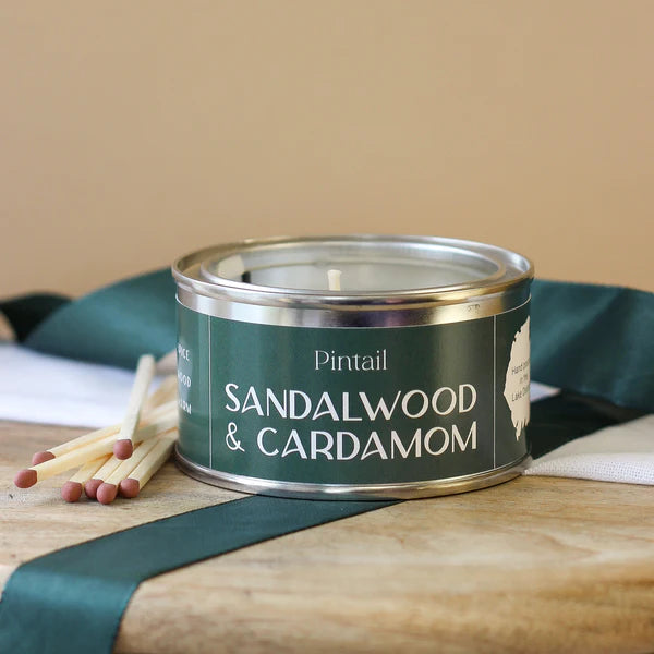 Pintail Paint Pot Candle Sandalwood & Cardamom unlit