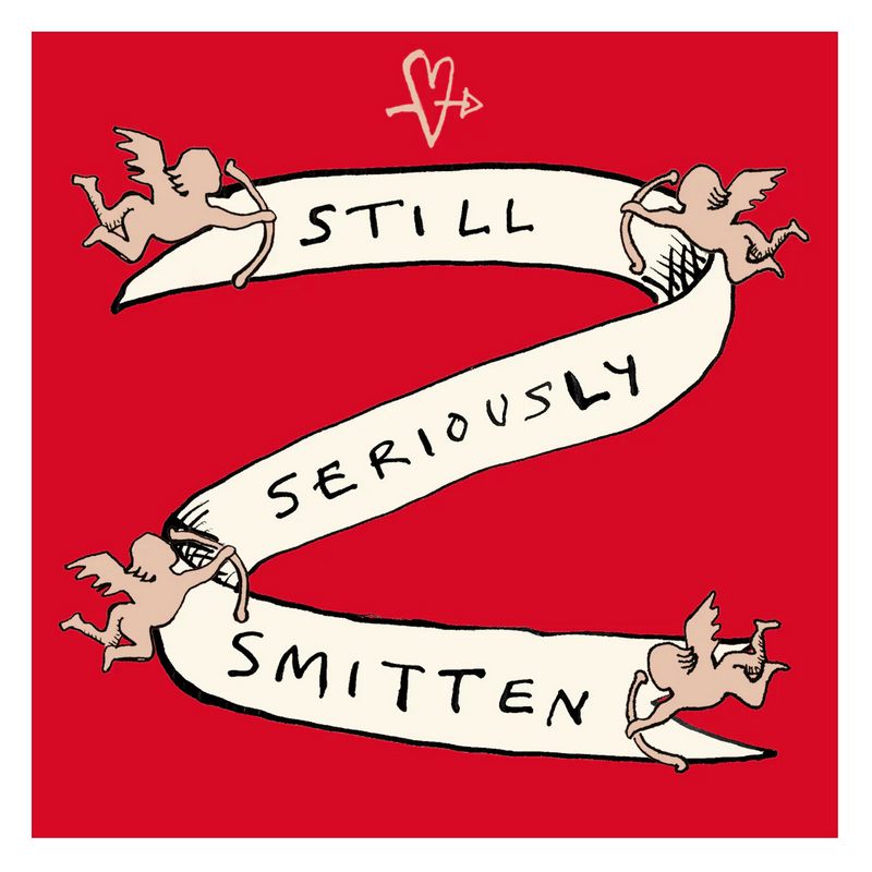 Poet and Painter Still Seriously Smitten Greetings Card FP234 main