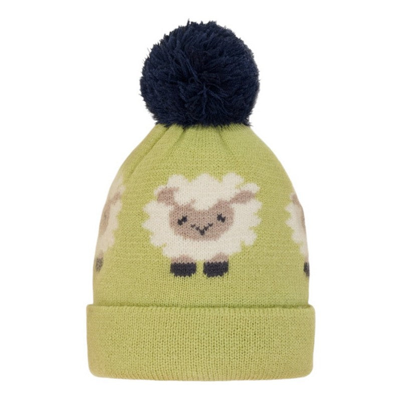 Powder Designs Kid's Knitted Sheep Hat Sage COS122 main