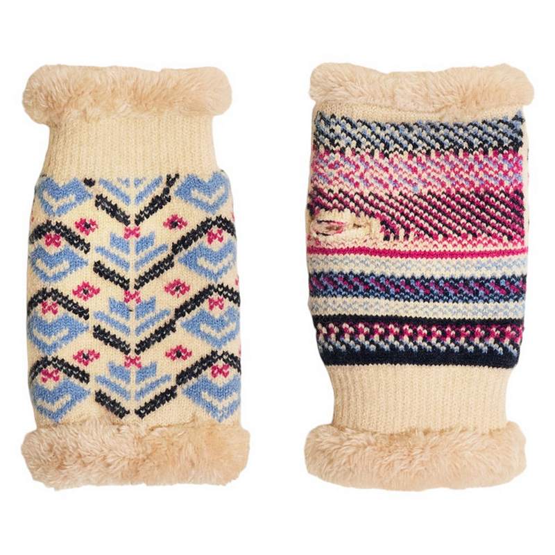 Powder Designs Kristi Wrist Warmers Cream KRI2 main