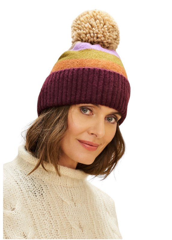 Powder Designs Lilia Bobble Hat Vintage Mix - Main Image