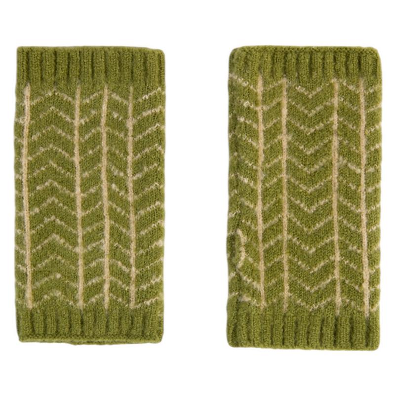 Powder Designs Niamh Wrist Warmers Olive Green NIA4 main