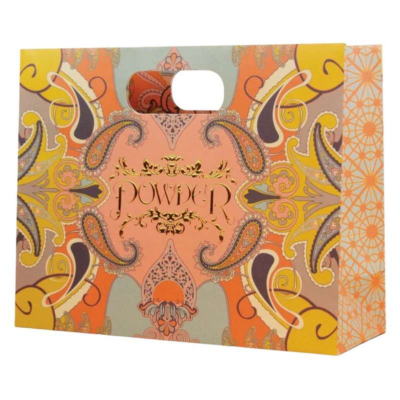 Powder Designs Winter Wonderland Velvet Tote Damson Mix TOT7 packaging