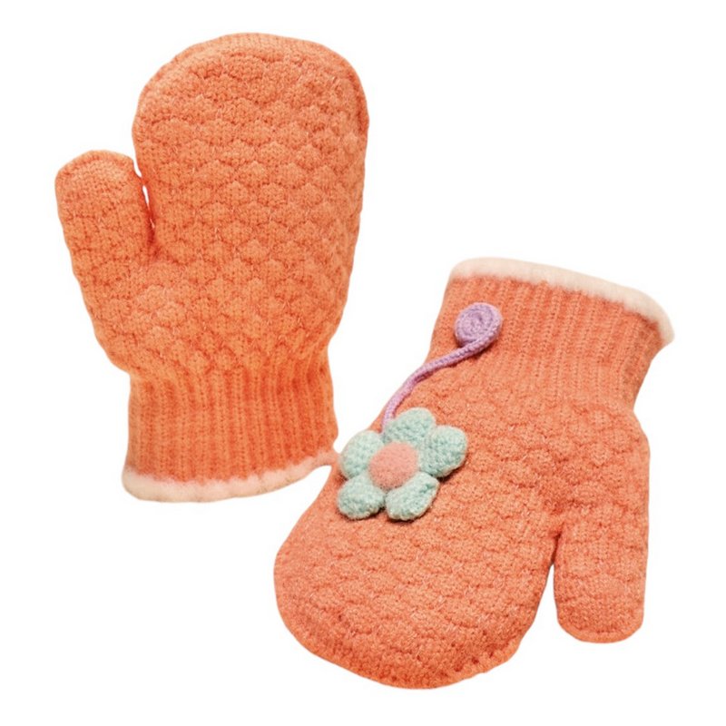 Powder Pals Mittens Perfect Pansy Coral COS128 main