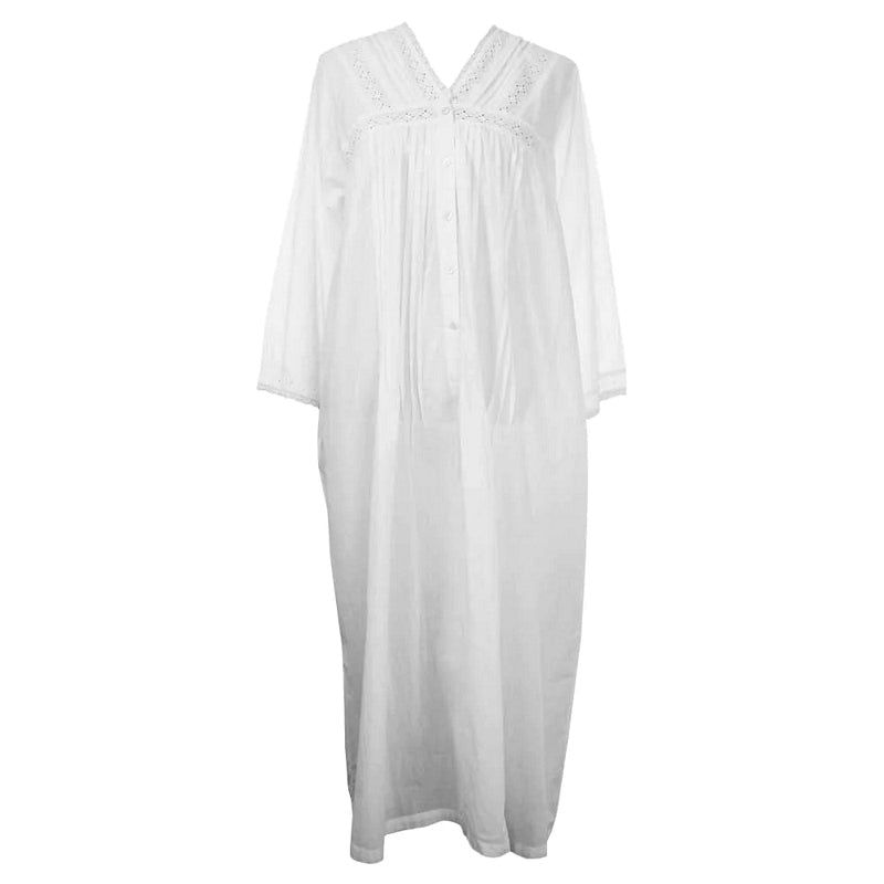 Powell Craft April Long-sleeve Nightdress SN119 front
