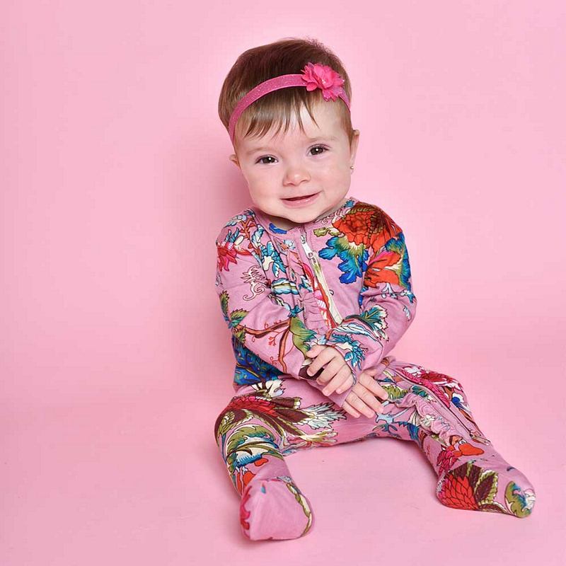 Powell Craft Dusky Pink Exotic Jumpsuit JS76 model 2