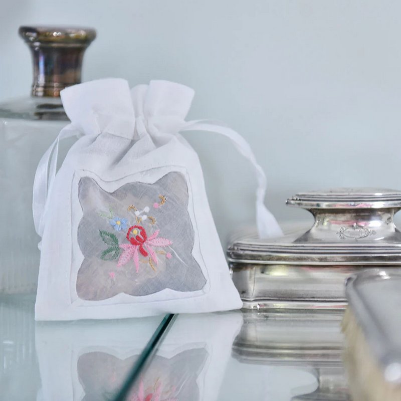 Powell Craft Organdy Cotton Bag Colour Lavender OG1-COL-LAV lifestyle