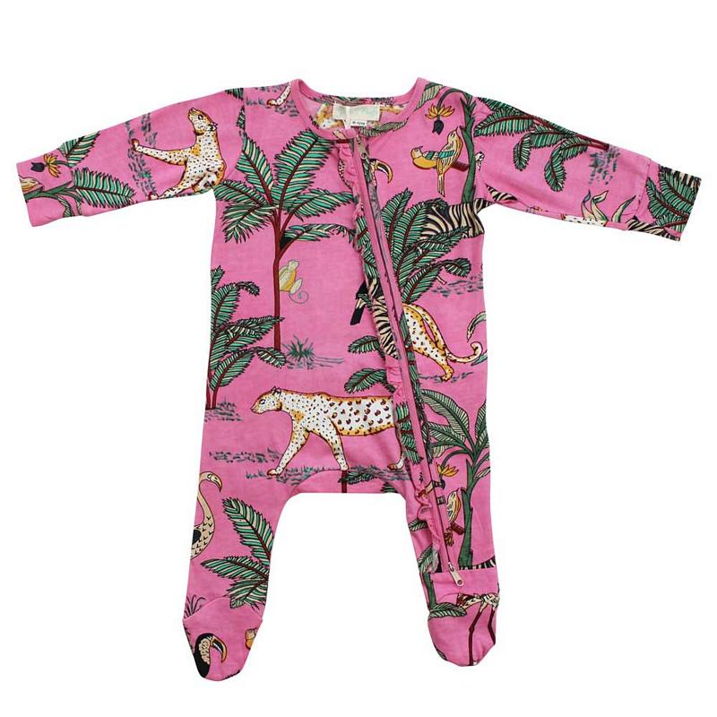 Powell Craft Pink Safari Jumpsuit With Zip JS78 front