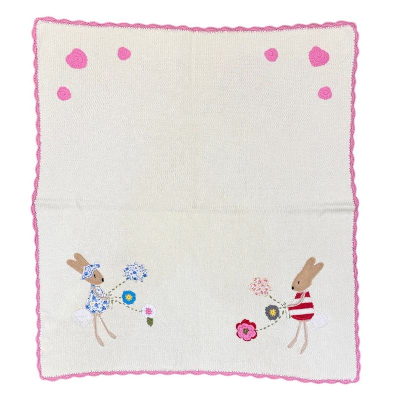 Powell Craft Rabbit Pram Wrap Blanket HKRO main
