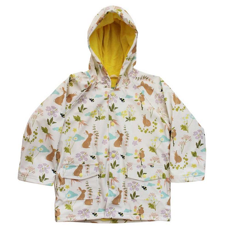 Powell Craft Rabbit Print Rain Mac RMRAB main