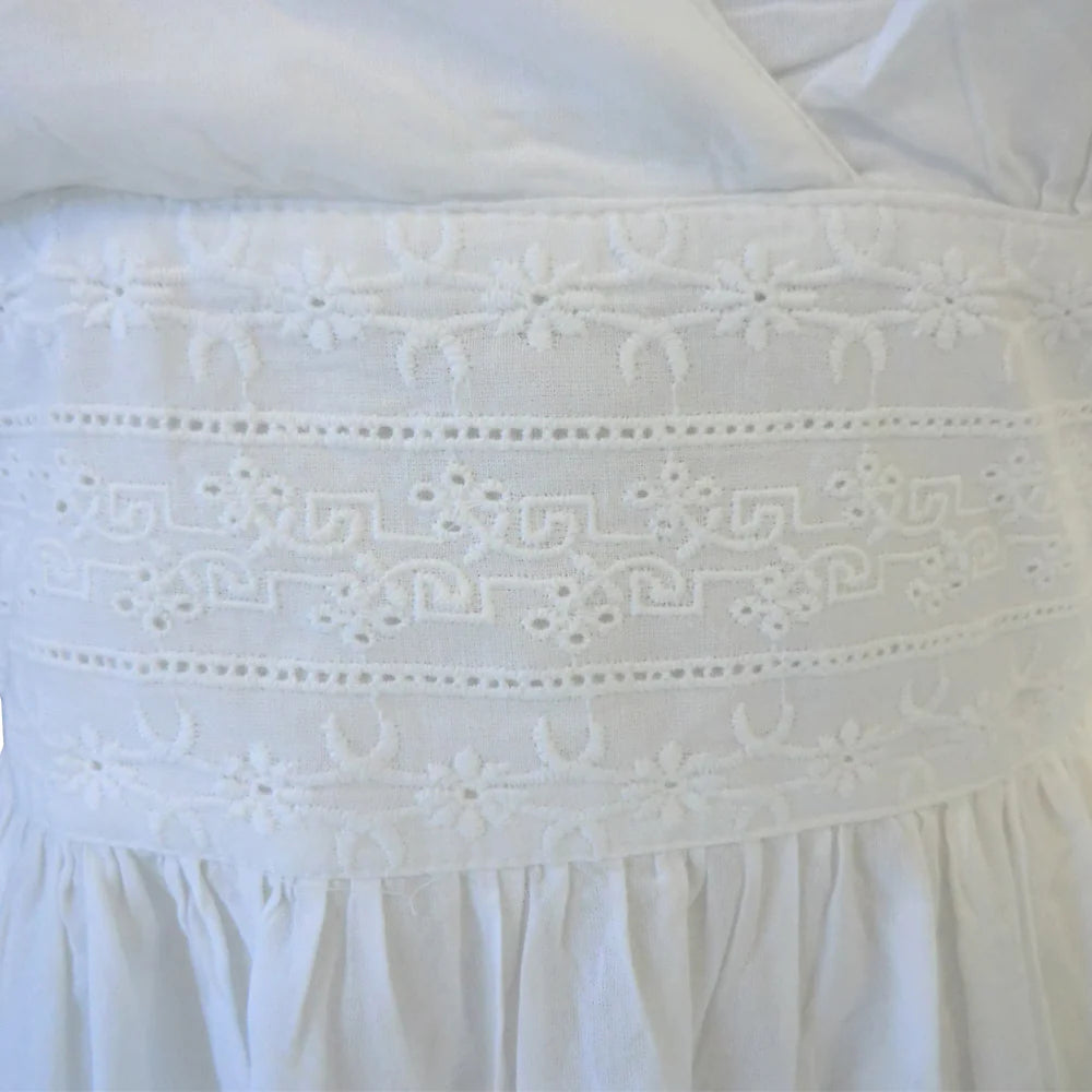 Powell Craft Henrietta Nightdress Lace Waistline SN-27 detail