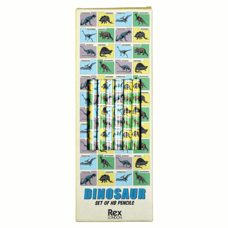 Prehistoric Land Dinosaur HB Pencil Set 29338 front