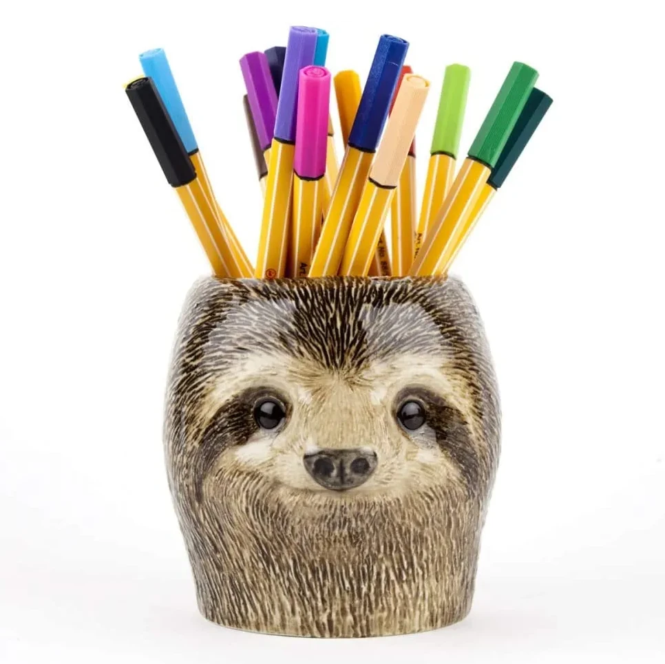 Ceramic Pencil Pot Sloth