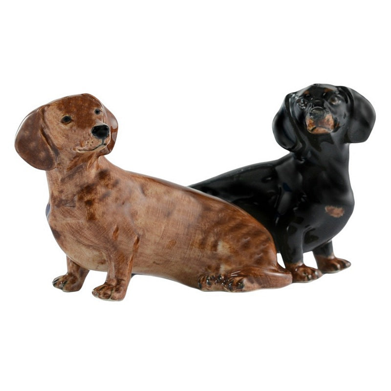 Quail Ceramics Salt & Pepper Pots Dachshund main