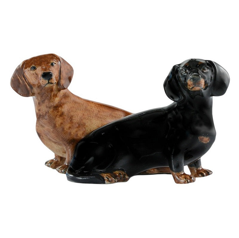 Quail Ceramics Salt & Pepper Pots Dachshund other