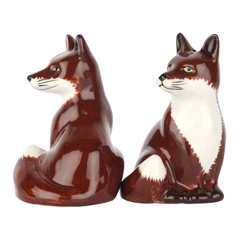 Quail Ceramics Salt & Pepper Pots Fox rear