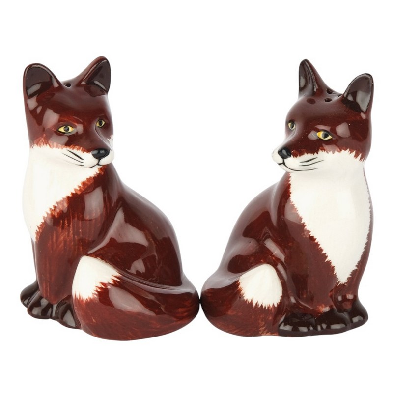 Quail Ceramics Salt & Pepper Pots Fox top