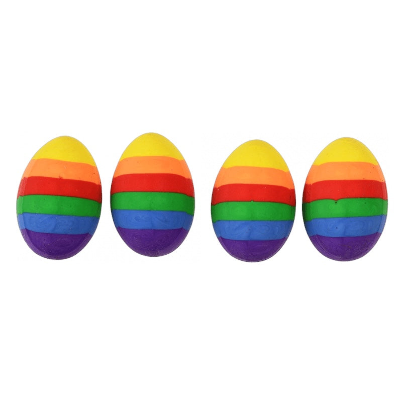 Rainbow Egg Eraser Set of 4 29661 main