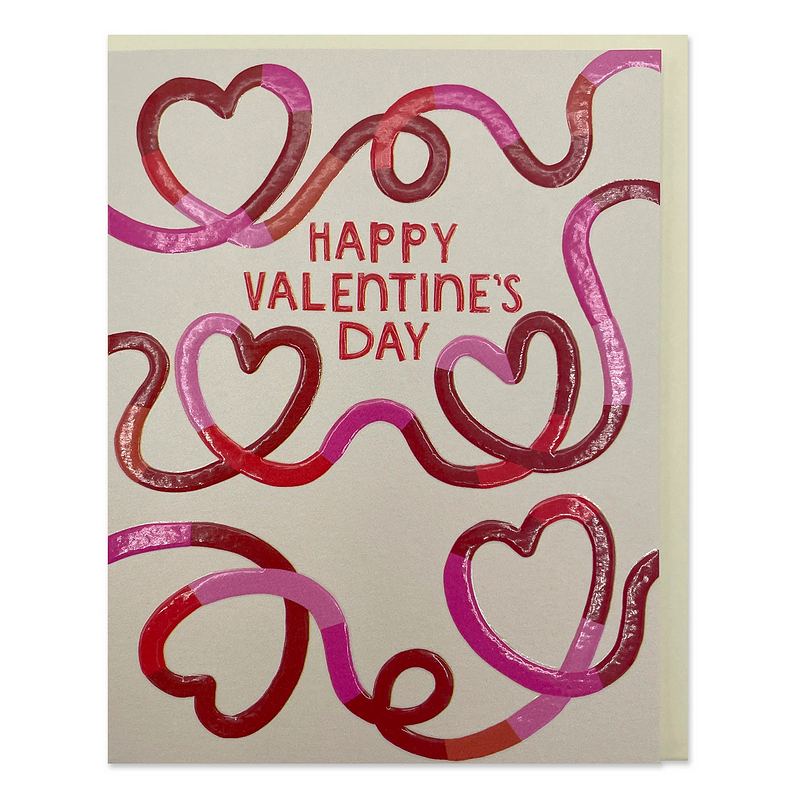 Raspberry Blossom Happy Valentine's Day Card front