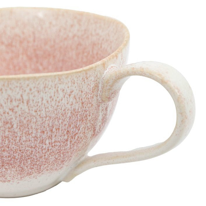Reactive Organic Mug Rose Pink handle