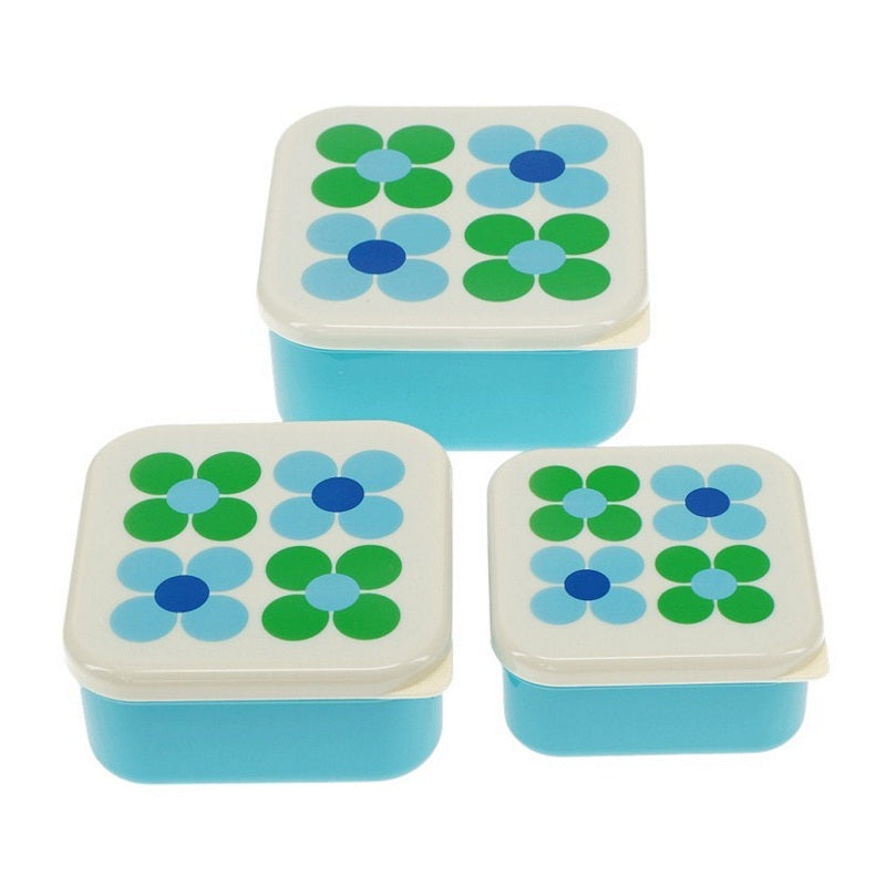 Rex International Blue and Green Daisy Snack Boxes Set 30712 main