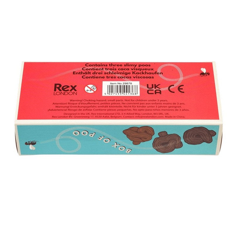 Rex International Box of Sticky Poo 29878 box back