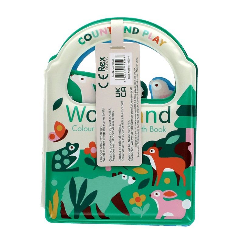 Rex International Colour Changing Bath Book - Woodland 30568 label