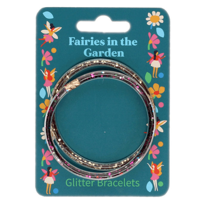 Rex International Fairies In The Garden 2 Glitter Bracelets 30142 in packet