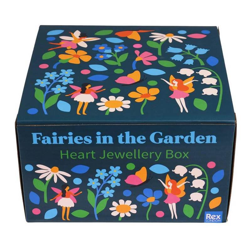 Rex International Fairies In The Garden Musical Jewellery Box 29298 packaging