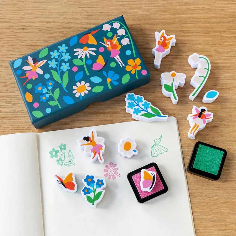 Rex International Fairies In The Garden Set Of Mini Stamps 29647 lifestyle