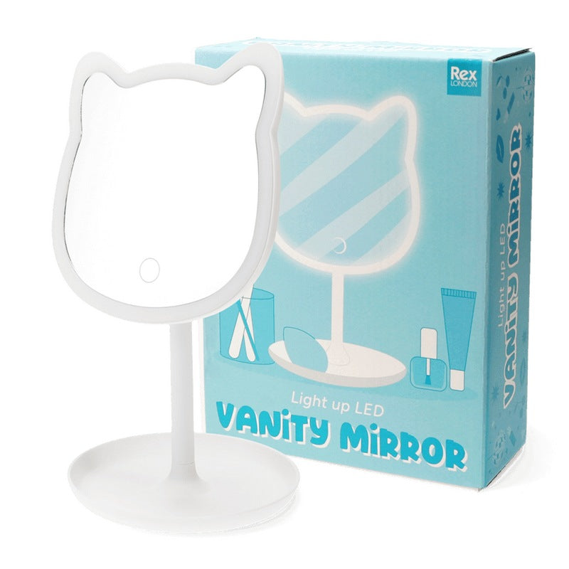 Rex International Light Up Vanity Mirror Cat 31115 front with box