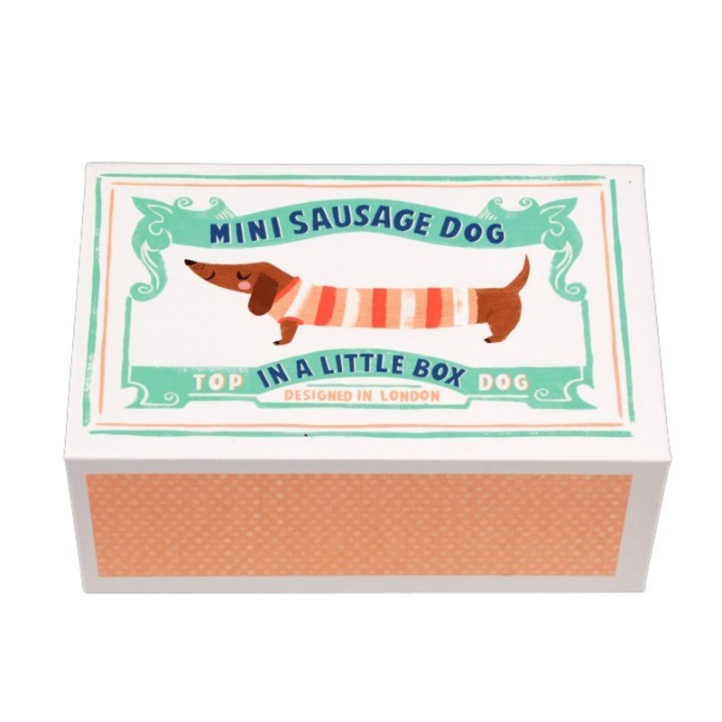 Rex International Mini Sausage Dog in a Little Box 29648 box front